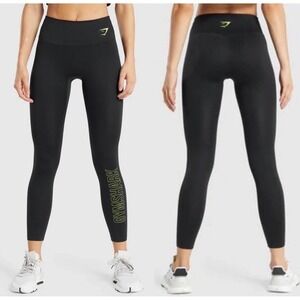 Gymshark Leggings High Waisted Black XS Athleisure‎ Gym Activewear Workout Yoga